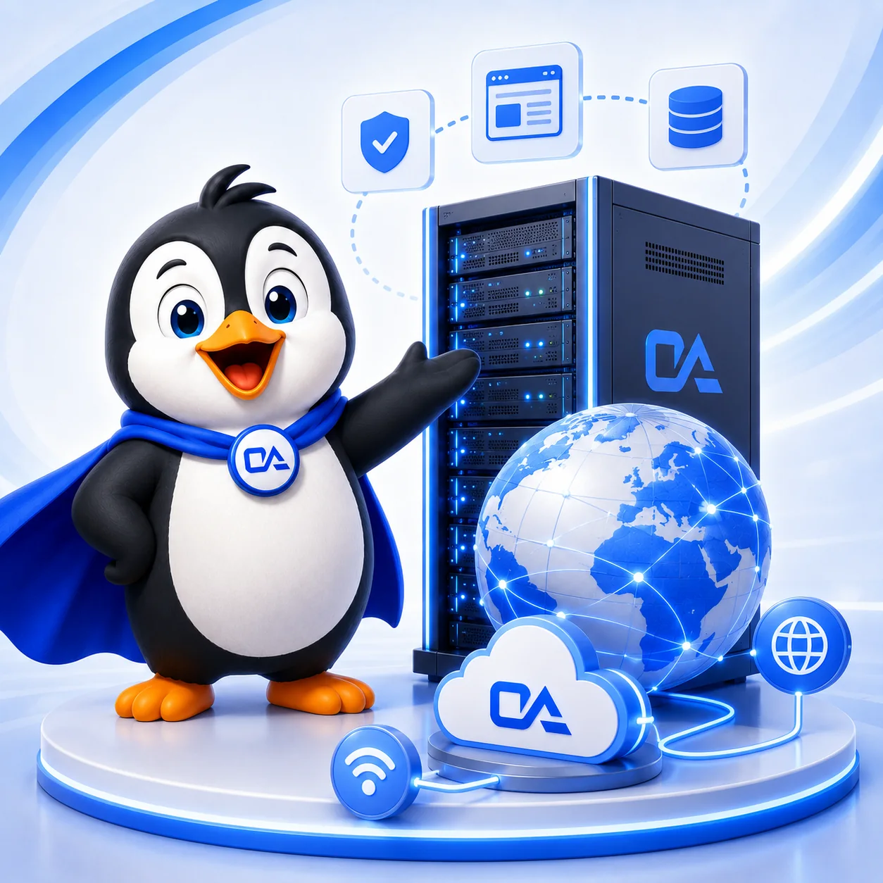 A clear hosting setup without losing the useful technical tools.